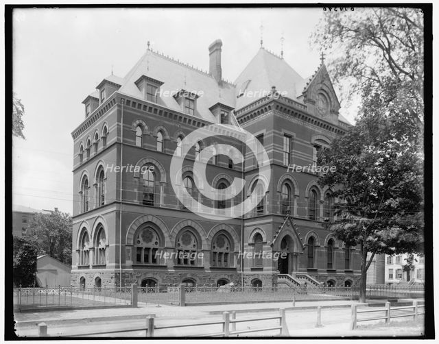 Peabody Museum, Yale College, between 1900 and 1906. Creator: Unknown.