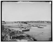 Peak's i.e. Peaks Island from Fort Scammell, Portland, Me., c1905. Creator: Unknown