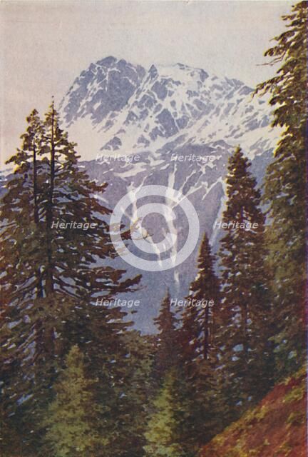 'Peak in the Himalayas', 1924. Artist: Unknown.