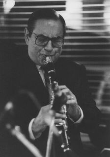 Peanuts Hucko, Cambridge, 1988. Creator: Brian Foskett