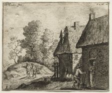 Peasant Talking to a Woman. Creator: David Teniers (Flemish, 1610-1690)