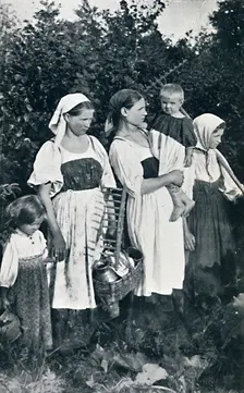 Peasant types of Great Russia, 1912. Artist: J Daziaro