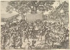Peasant Wedding, 1560. Creator: Peeter van der Borcht