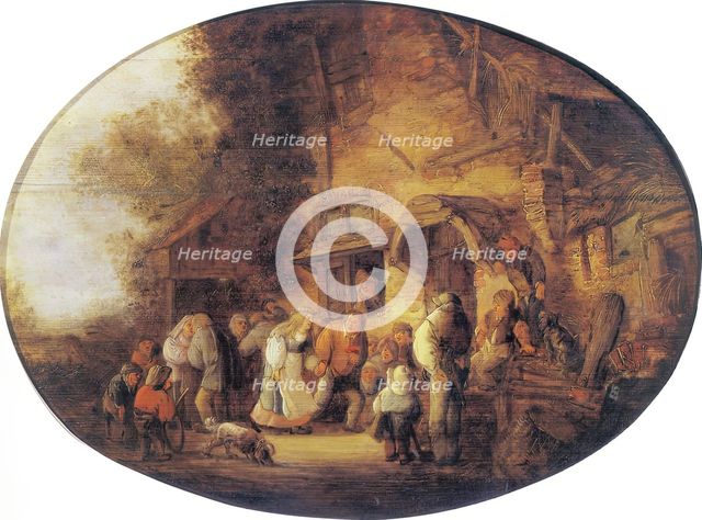 Peasant Wedding, 1643. Creator: Isaac van Ostade.