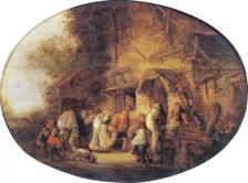Peasant Wedding, 1643. Creator: Isaac van Ostade