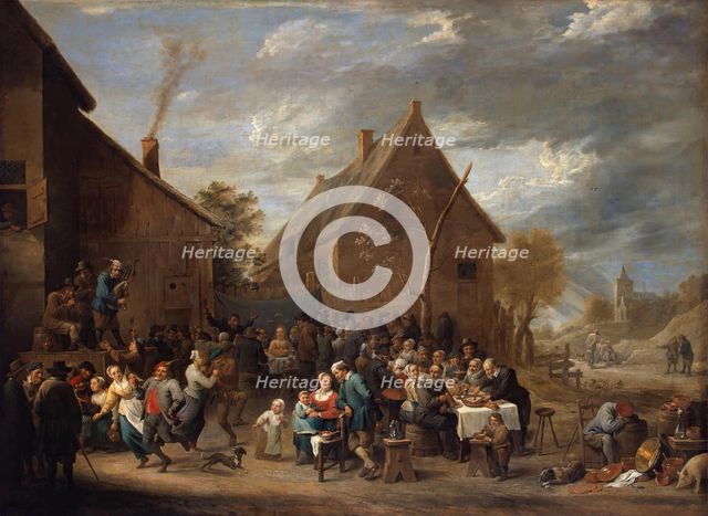 Peasant Wedding, 1650. Creator: David Teniers II.