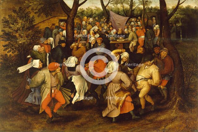 Peasant Wedding Dance, 1607. Creator: Pieter Brueghel the Younger.