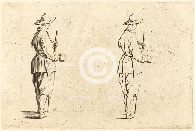 Peasant with a Cup, c. 1622. Creator: Jacques Callot.