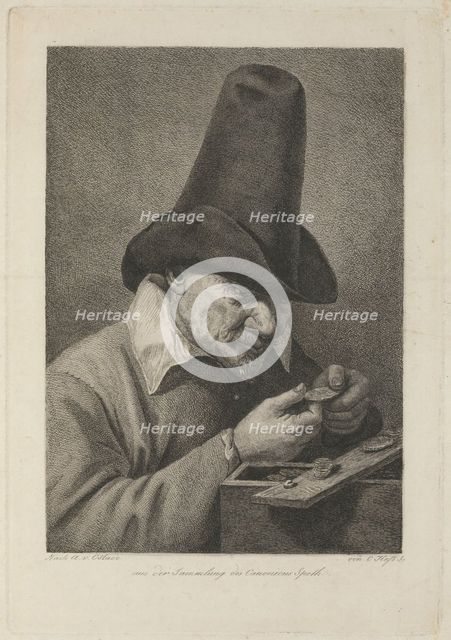 Peasant with Coins, Second Half of the 18th cen.. Artist: Hess, Carl Ernst Christoph (1755-1828)