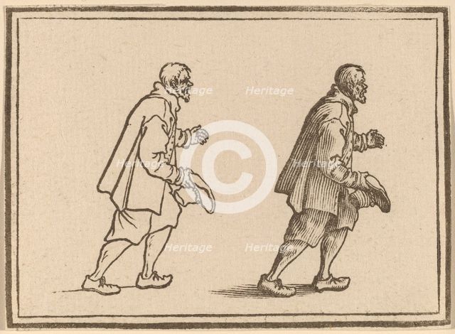 Peasant with Hat in Hand, 1621. Creator: Edouard Eckman.