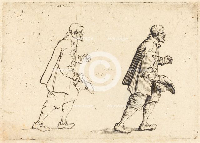 Peasant with Hat in Hand, c. 1617. Creator: Jacques Callot.