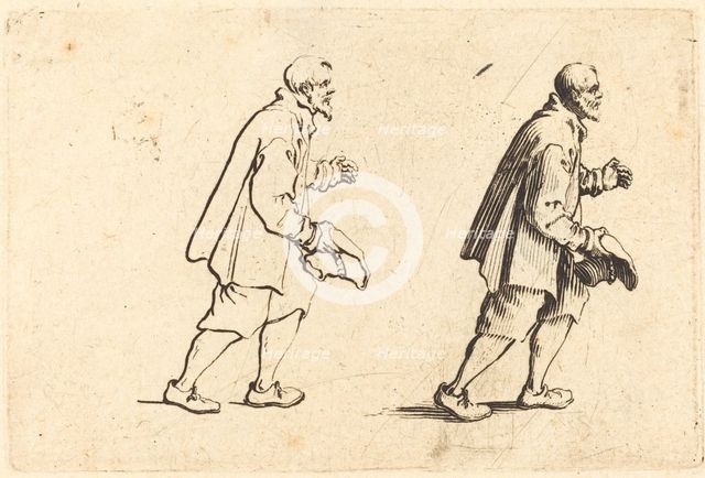 Peasant with Hat in Hand, c. 1622. Creator: Jacques Callot.
