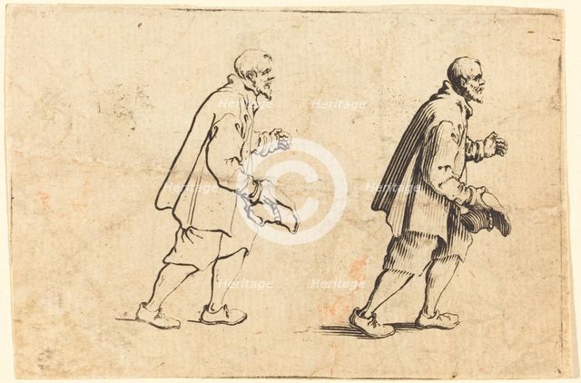Peasant with Hat in Hand, c. 1622. Creator: Jacques Callot.