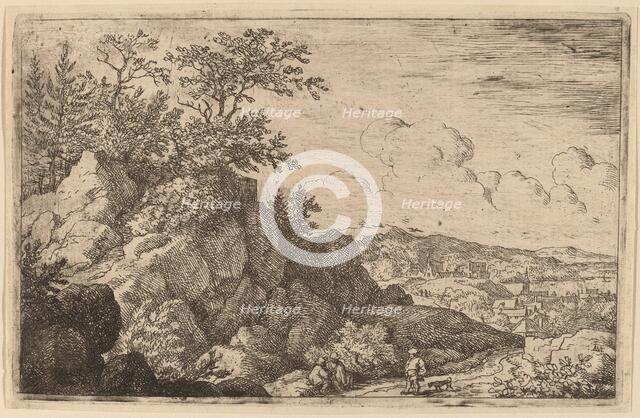 Peasant with His Dog, probably c. 1645/1656. Creator: Allart van Everdingen.