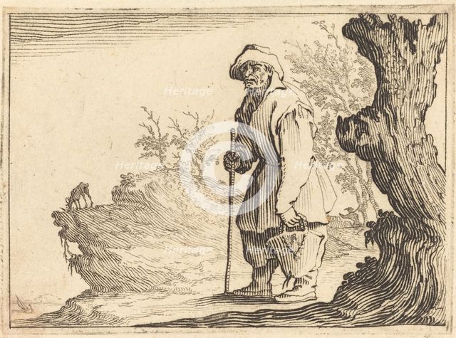 Peasant with Sack, c. 1617. Creator: Jacques Callot.