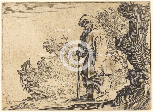 Peasant with Sack, c. 1622. Creator: Jacques Callot.