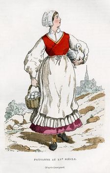 Peasant woman, 15th century (1882-1884)