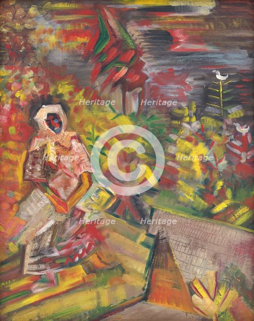 Peasant Woman, 1940. Creator: Arnold Peter Weisz-Kubincan.