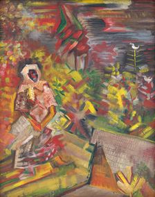 Peasant Woman, 1940. Creator: Arnold Peter Weisz-Kubincan