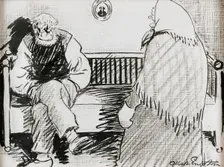 Peasant woman and peasant, (c1900s). Creator: Albert Engstrom