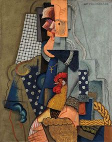 Peasant woman at market , 1922