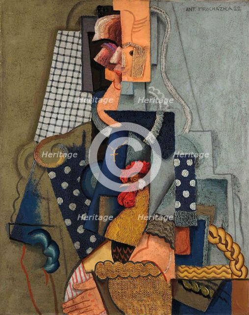 Peasant woman at market , 1922.