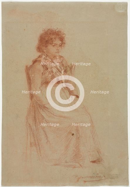 Peasant Woman. Creator: Friedrich Gauermann (Austrian, 1807-1862).