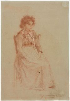 Peasant Woman. Creator: Friedrich Gauermann (Austrian, 1807-1862)