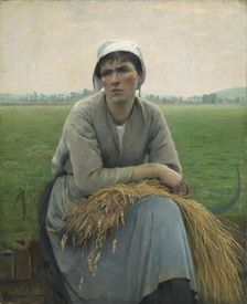 Peasant Woman from Normandy, 1889. Creator: Asta Norregaard
