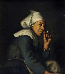 Peasant woman from Brittany, c1886. Creator: Hans Christian Koefoed