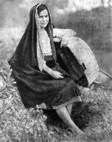 Peasant woman, northern Portugal, 1936.Artist: O Bobone