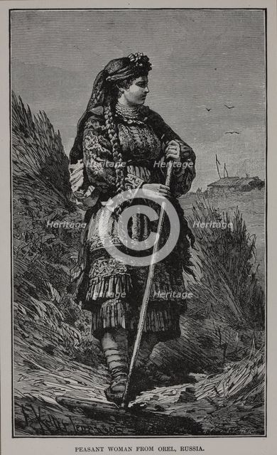 Peasant woman of the Government of Oryol, 1882.