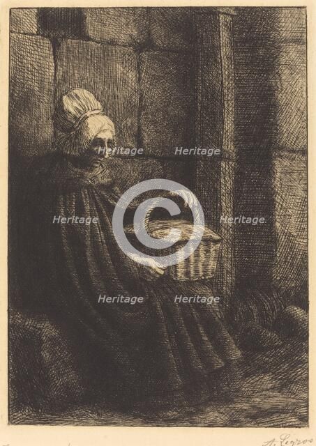 Peasant Woman of Boulogne (Paysanne des environs de Boulogne dite La femme au panier). Creator: Alphonse Legros.