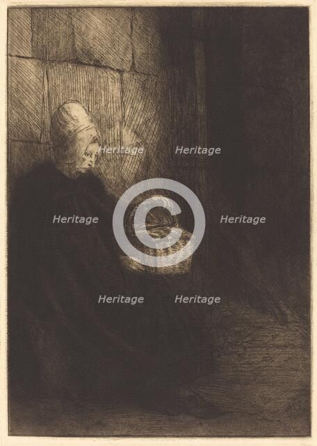 Peasant Woman of Boulogne (Paysanne des environs de Boulogne dite La femme au panier). Creator: Alphonse Legros.