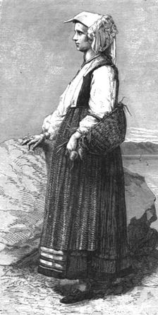 Peasant Women of Spezia; The Gulf of Spezia 1875. Creator: Unknown