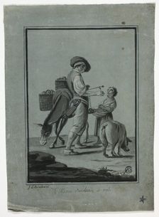 Peasant Apple Peddler, n.d. Creator: Johann Christian Reinhart