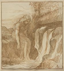 Peasant at the Source. Creator: Alphonse Legros