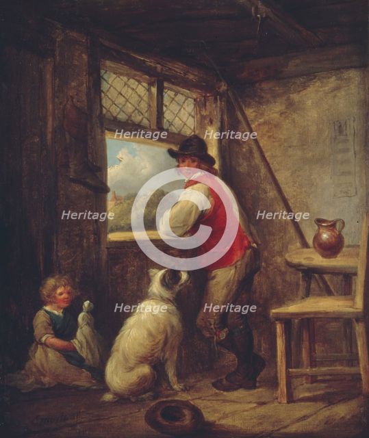 Peasant at a Window, Early 1790s. Creator: Morland, George (1736-1804).