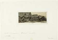 Peasant Dwelling at Cricey, 1843. Creator: Charles Emile Jacque