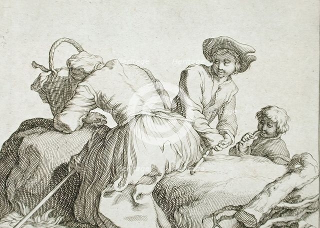 Peasant Family, 17th century. Creator: Frederick Bloemaert.