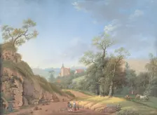 Peasant Family in a Landscape, late 18th-19th century. Creator: Johann Friedrich Nagel