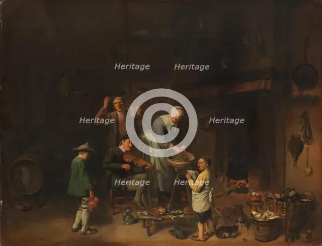 Peasant Family Singing, 1640-1677. Creator: Pieter Jacobsz. Duyfhuijsen.
