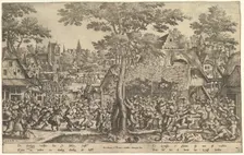 Peasant Fair, 1559. Creator: Peeter van der Borcht