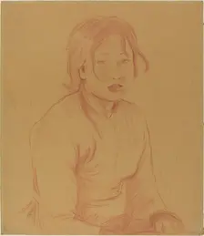Peasant Girl, 1890. Creator: Berthe Morisot