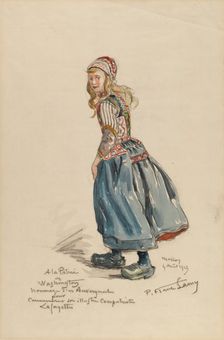 Peasant Girl, 1913. Creator: Pierre Franc Lamy