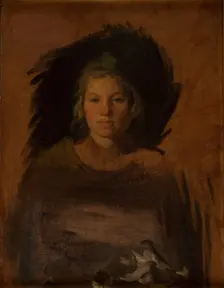 Peasant Girl, between 1840-1848. Creator: Piotr Michalowski