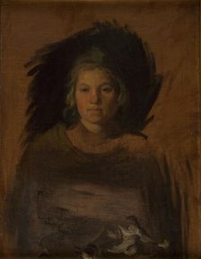 Peasant Girl, between 1840-1848. Creator: Piotr Michalowski