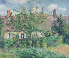 Peasant House at Éragny, 1884. Creator: Camille Pissarro
