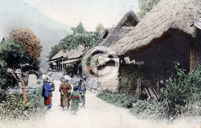 Peasant housing, Japan, 20th century. Artist: Unknown