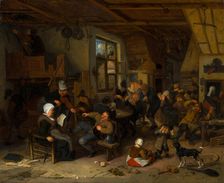 Peasant Inn. Creators: Cornelis Dusart, Adriaen van Ostade